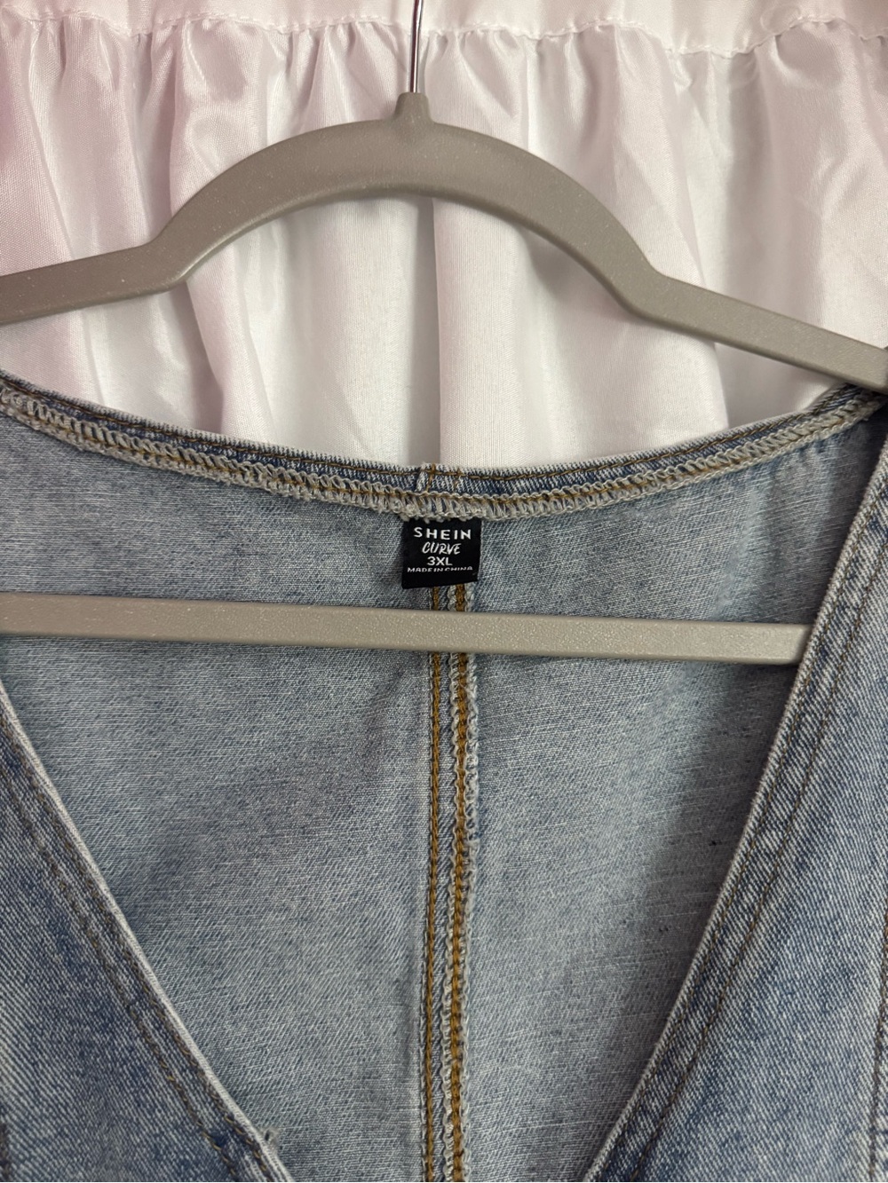 Shein blue denim festival vest - Picture 3 of 3